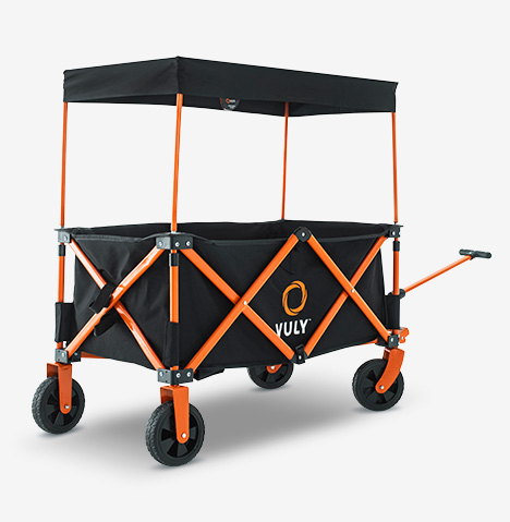 Vuly Rover Wagon Cart with Shade Cover