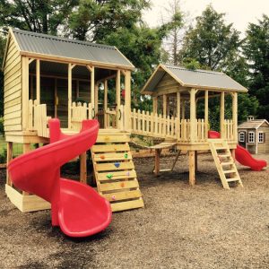 Ultimate Fort Playhouse with Tornado Slide