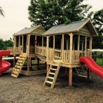 Ultimate Fort Playhouse with Tornado Slide